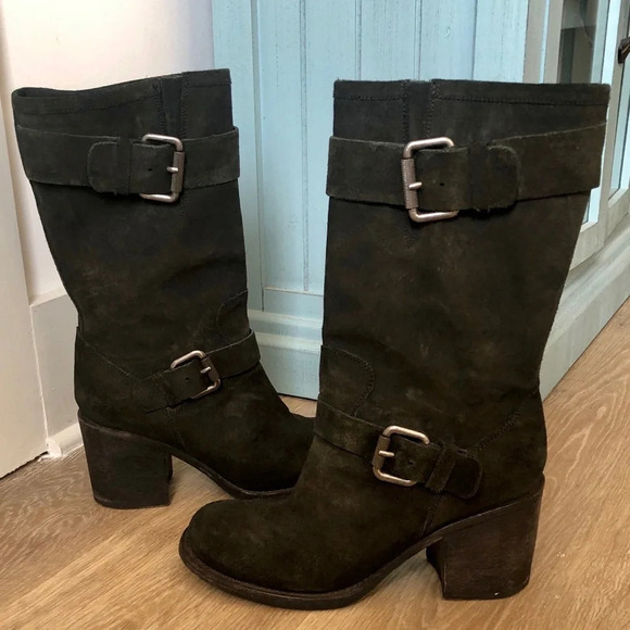 Vera Wang Cameron Double Buckle Boot - Picture 3 of 8